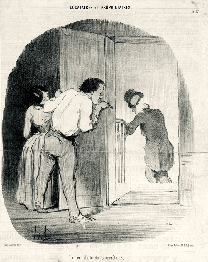  奥诺雷·杜米埃 Honore Daumier ——业主的续约